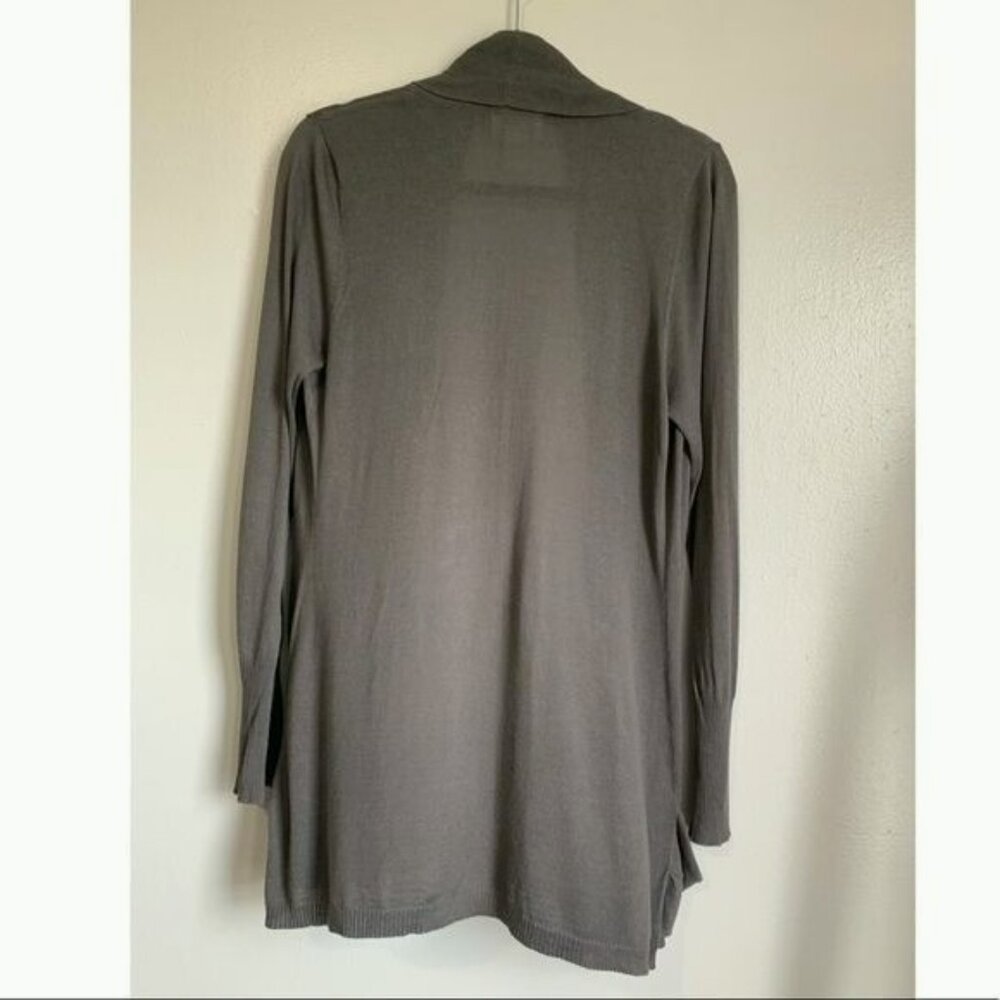 Soft Surroundings Women’s Gray Everyday Cardigan Small Minimalist Lightweight - Picture 8 of 8